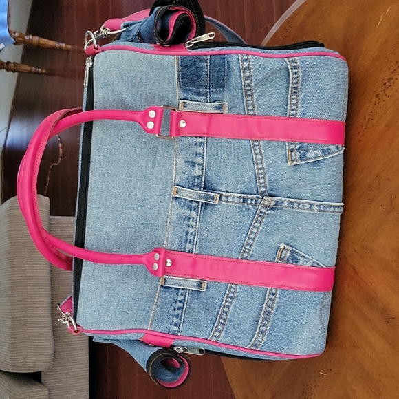 DOGGYDOLLY USA DENIM JEANS (LEVIS) PET CARRIER - Picture 4 of 16